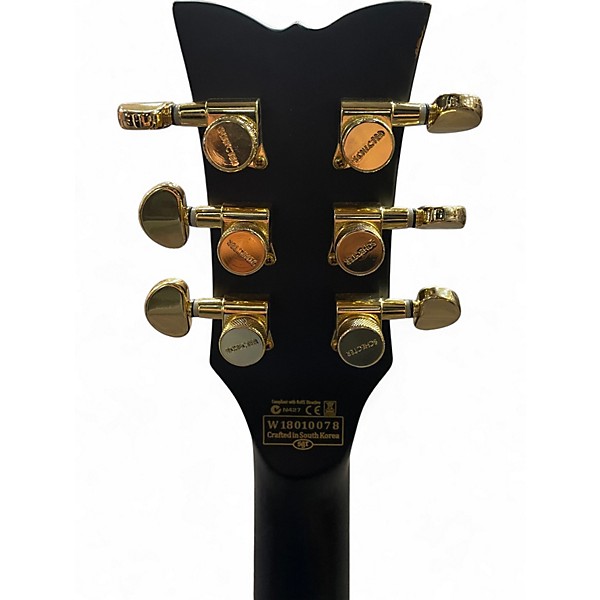 Used Schecter Guitar Research SOLO II CUSTOM Black Solid Body Electric Guitar