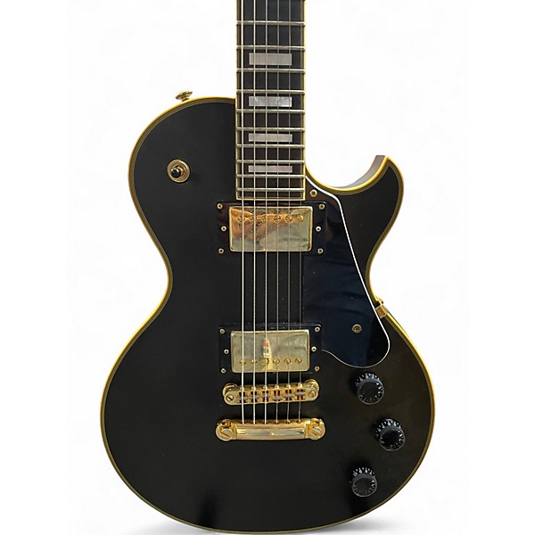 Used Schecter Guitar Research SOLO II CUSTOM Black Solid Body Electric Guitar