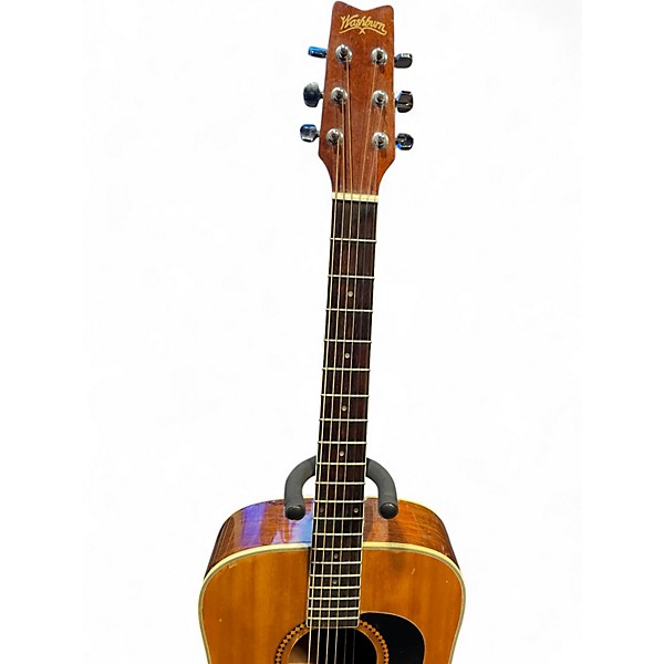 Used Washburn d10s Natural Acoustic Guitar