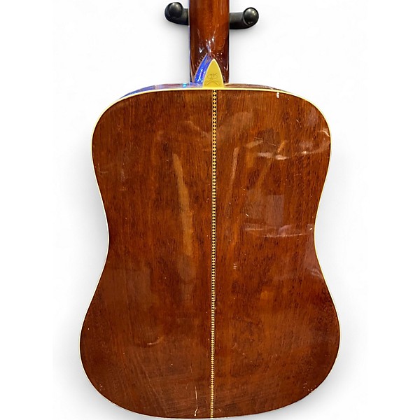 Used Washburn d10s Natural Acoustic Guitar