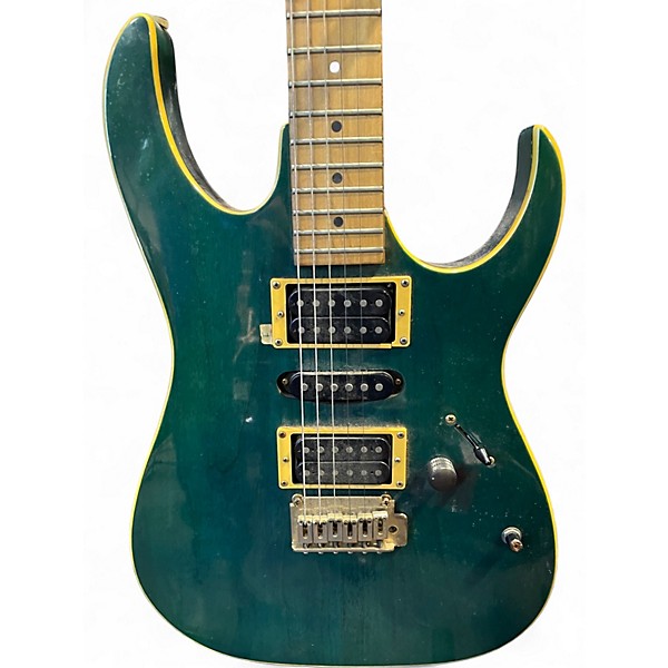 Used Ibanez EX1700 Green Solid Body Electric Guitar
