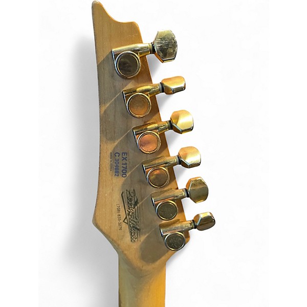 Used Ibanez EX1700 Green Solid Body Electric Guitar