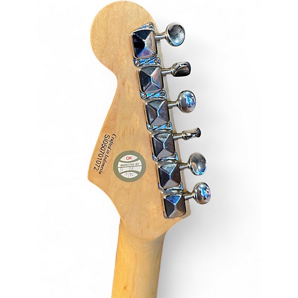 Used Squier Bullet Stratocaster SSS White Solid Body Electric Guitar