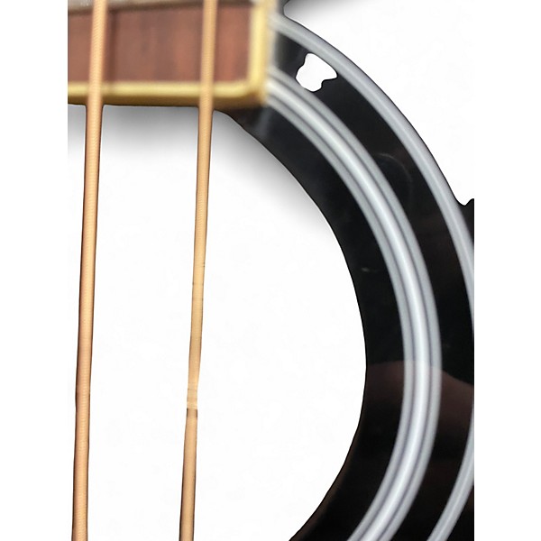 Used Ibanez AEB5E Black Acoustic Bass Guitar