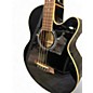 Used Ibanez AEB5E Black Acoustic Bass Guitar