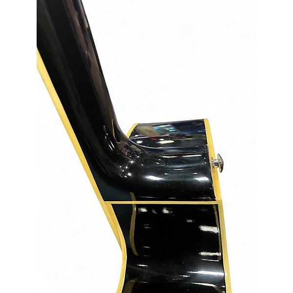 Used Ibanez AEB5E Black Acoustic Bass Guitar