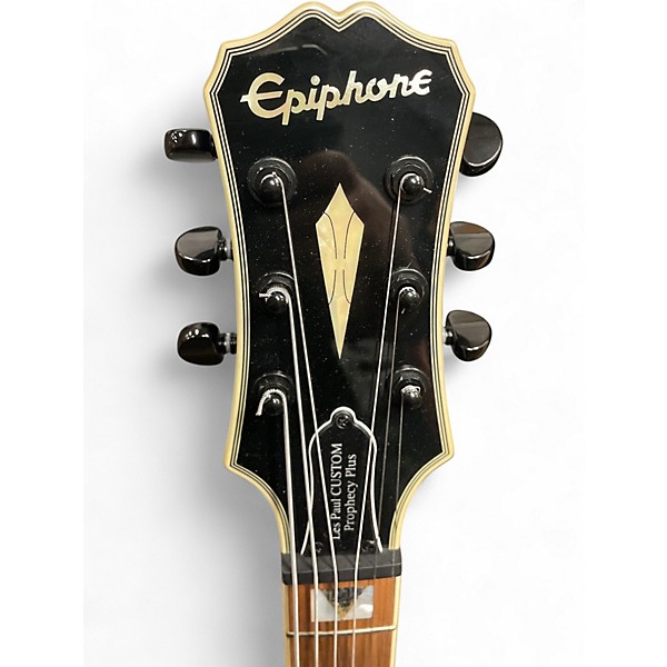 Used Epiphone Prophecy Les Paul Custom Plus Sinister Blue Solid Body Electric Guitar