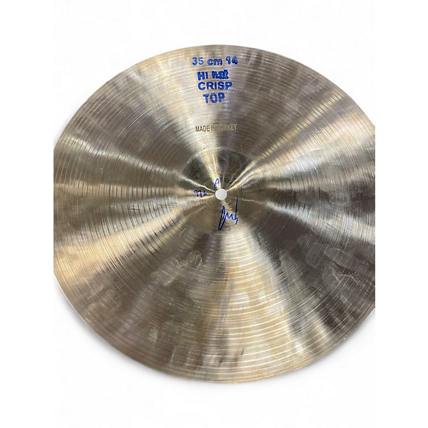 Used Bosphorus Cymbals 14in ANTIQUE SERIES HIHATS "CRISP" Cymbal
