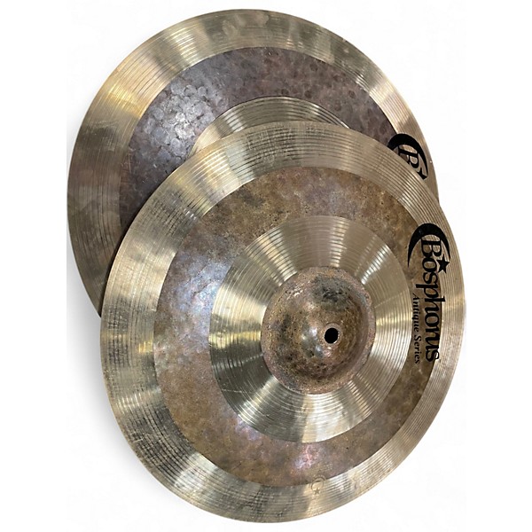 Used Bosphorus Cymbals 14in ANTIQUE SERIES HIHATS "CRISP" Cymbal