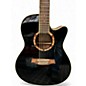 Used Ibanez AEF1812E Black 12 String Acoustic Electric Guitar