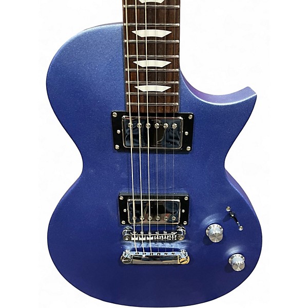 Used Eart LP610 Blue Solid Body Electric Guitar