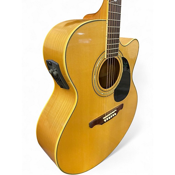 Used Alvarez AJ60SC Natural Acoustic Electric Guitar