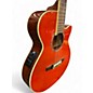 Used Ibanez AEG10NE Candy Tangerine Classical Acoustic Electric Guitar