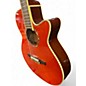 Used Ibanez AEG10NE Candy Tangerine Classical Acoustic Electric Guitar