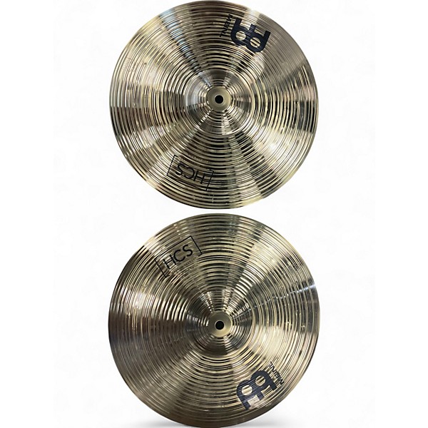 Used MEINL 13in HCS Hi Hat Pair Cymbal