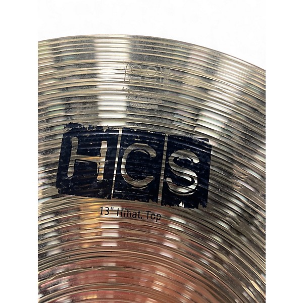 Used MEINL 13in HCS Hi Hat Pair Cymbal