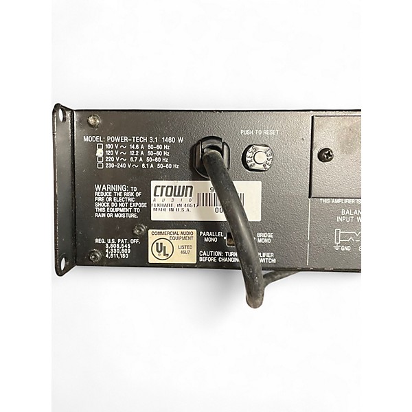 Used Crown Power-Tech 3.1 Power Amp