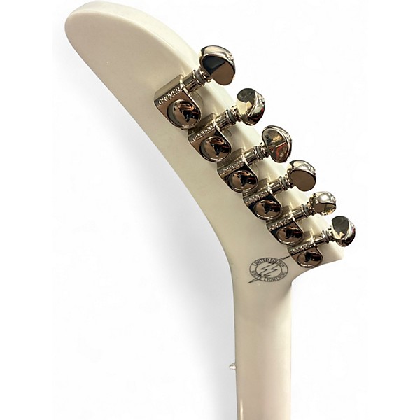 Used Epiphone Tommy Thayer White Lightning Explorer WHITE Solid Body Electric Guitar