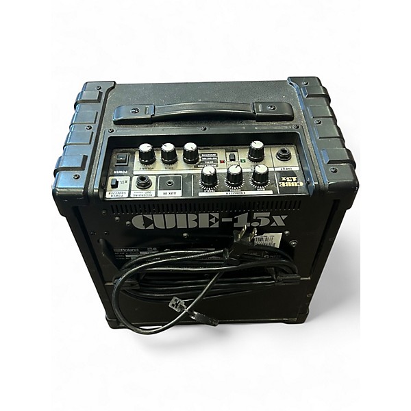 Used Roland Cube 15X 1X8 15W Guitar Combo Amp