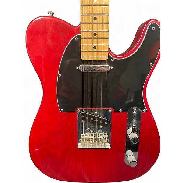 Used Fender American Standard Telecaster Crimson Red Trans Solid Body Electric Guitar