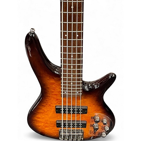 Used Ibanez SR405EGM quilted subburst Electric Bass Guitar