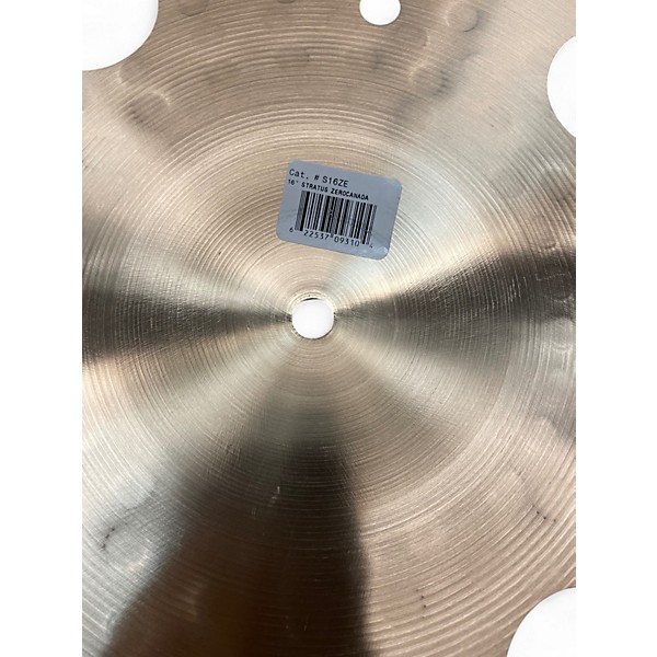 Used SABIAN 16in STRATUS Zero Cymbal