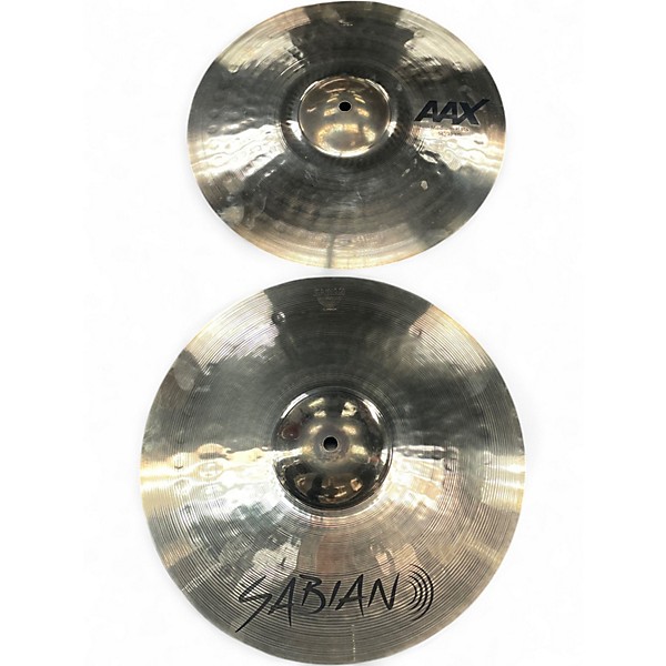 Used SABIAN 14in AAX Medium Hi Hat Pair Cymbal