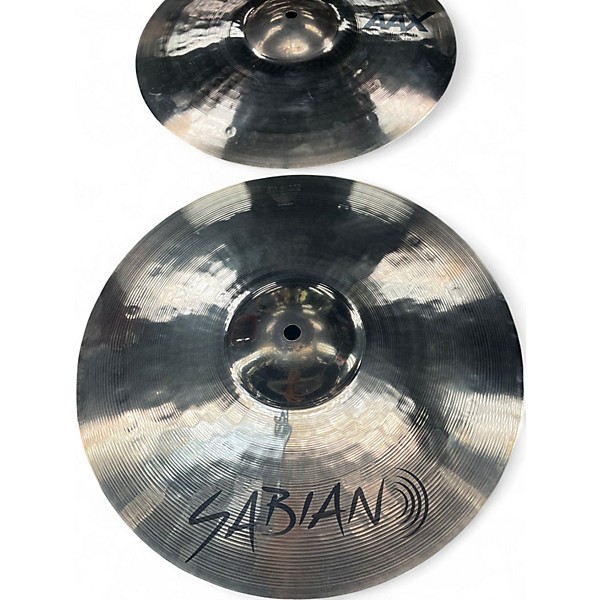Used SABIAN 14in AAX Medium Hi Hat Pair Cymbal