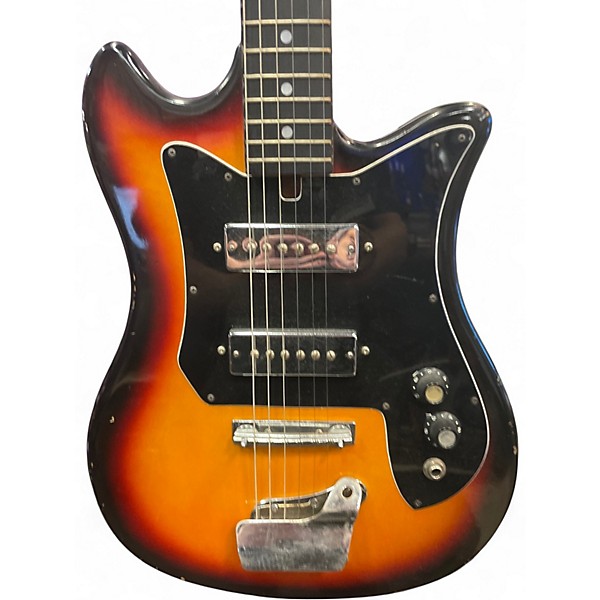 Used Harmony H802 SUNBURST Solid Body Electric Guitar