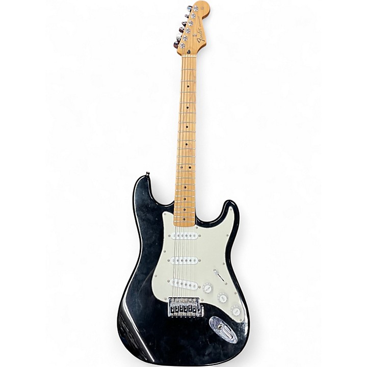 Used Fender Standard Stratocaster Black Solid Body Electric Guitar