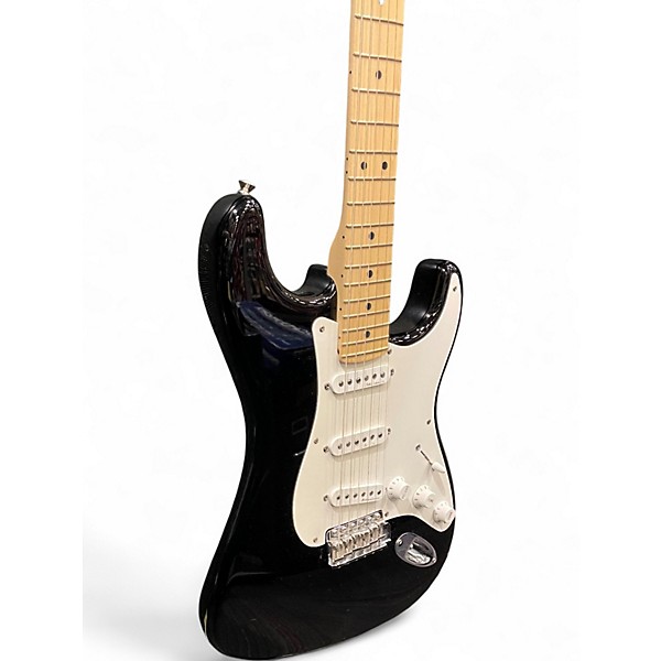 Used Fender Artist Series Eric Clapton Stratocaster Black Solid Body Electric Guitar