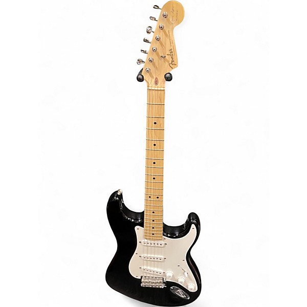 Used Fender Artist Series Eric Clapton Stratocaster Black Solid Body Electric Guitar