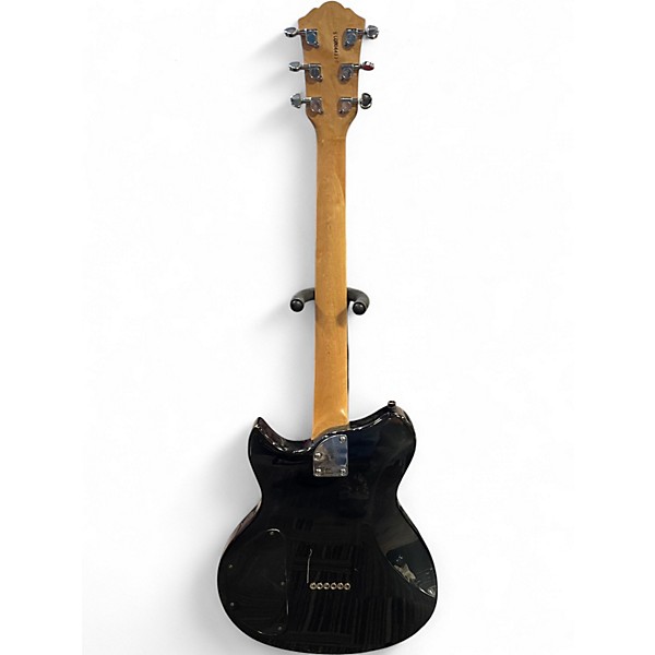 Used Lyon By Washburn LI15 Black Solid Body Electric Guitar