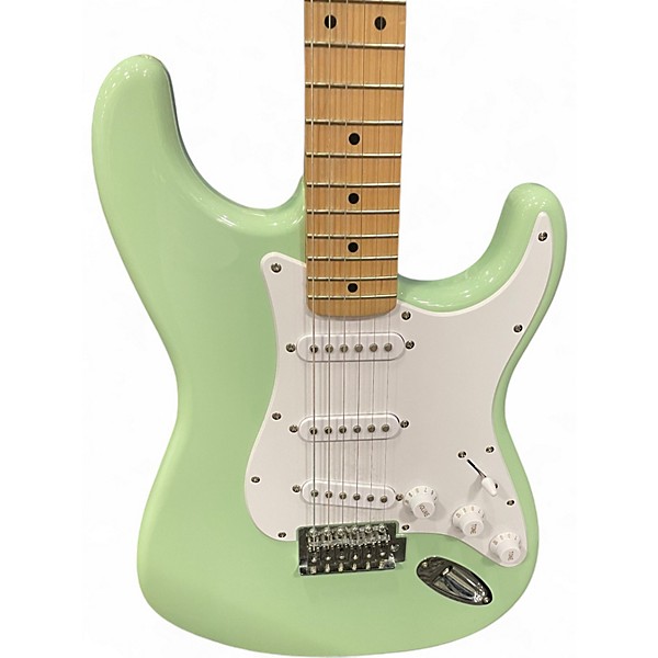 Used Squier Sonic Stratocaster Seafoam Green Solid Body Electric Guitar