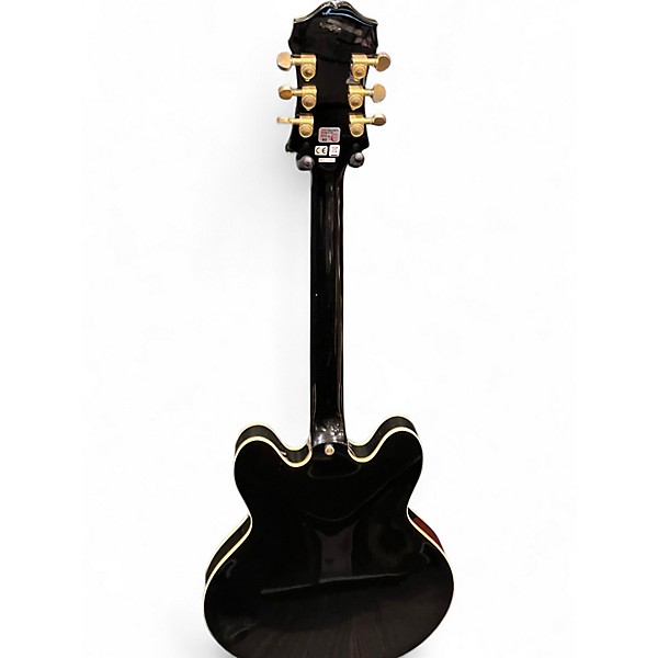Used Epiphone Sheraton II Ebony Hollow Body Electric Guitar