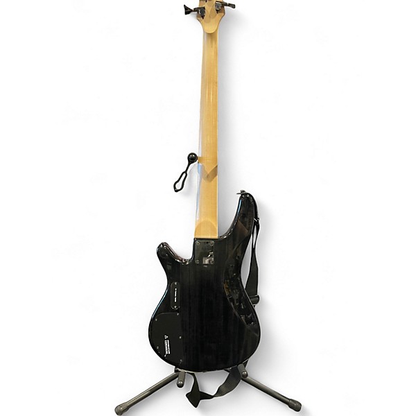 Used Ibanez SRX505 Trans Black Electric Bass Guitar