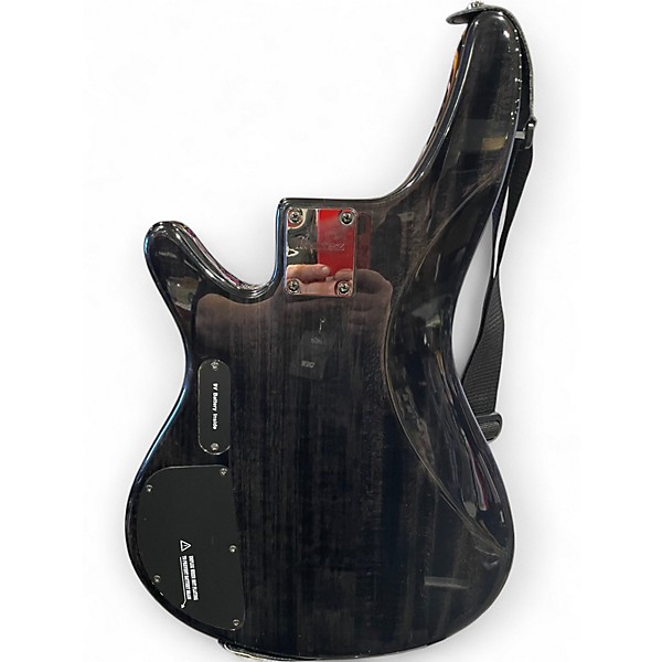 Used Ibanez SRX505 Trans Black Electric Bass Guitar