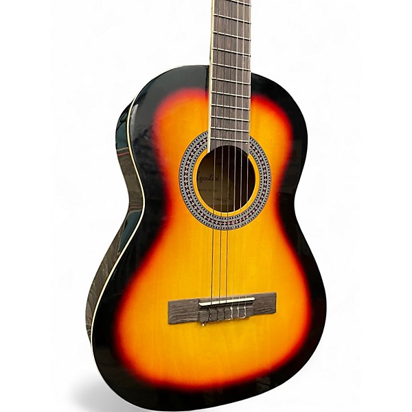 Used Agostini HG36 Sunburst Classical Acoustic Guitar