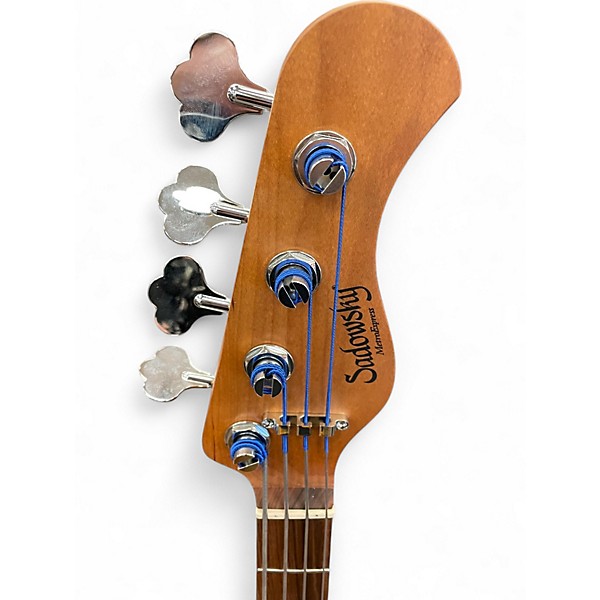 Used Sadowsky Guitars SMX L Orange Electric Bass Guitar
