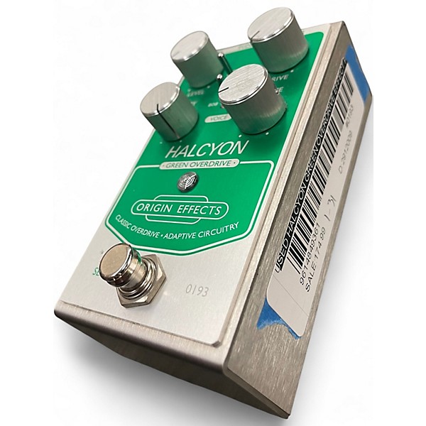 Used Halcyon Green Overdrive Effect Pedal