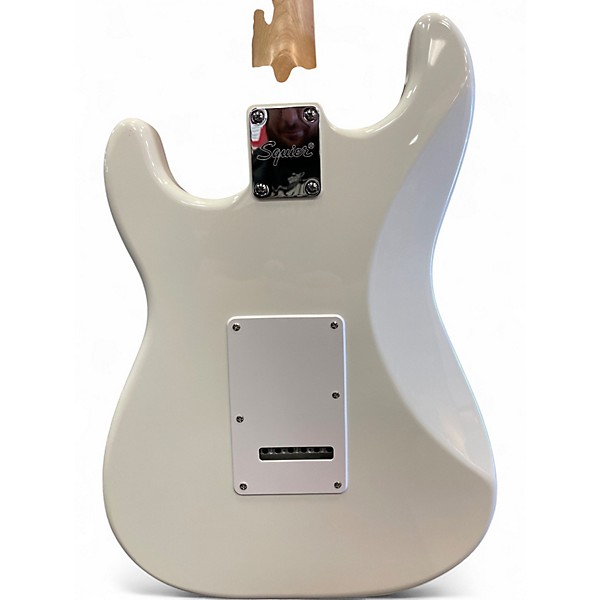 Used Squier Bullet Stratocaster white Solid Body Electric Guitar