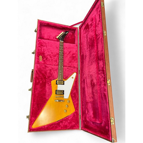 Used Epiphone 1958 Explorer Natural Solid Body Electric Guitar