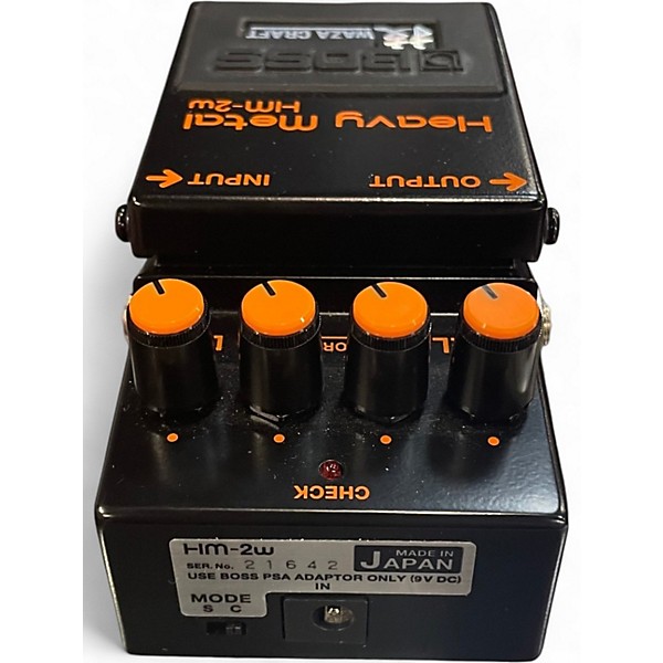 Used BOSS HM2W Heavy Metal Waza Craft Effect Pedal