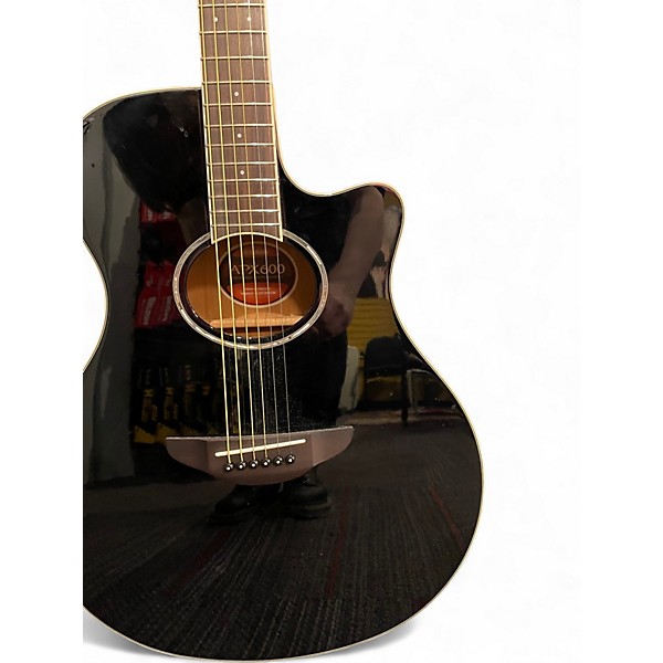 Used Yamaha APX600 Black Acoustic Electric Guitar