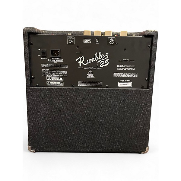 Used Fender Rumble 25 25W 1x8 Bass Combo Amp