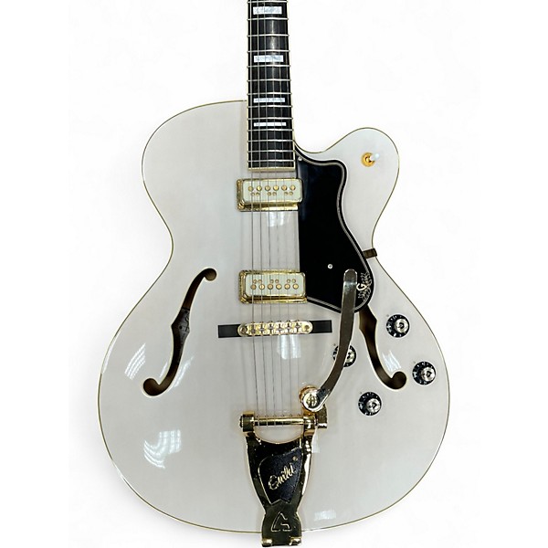 Used Guild GLR Alpine White Hollow Body Electric Guitar