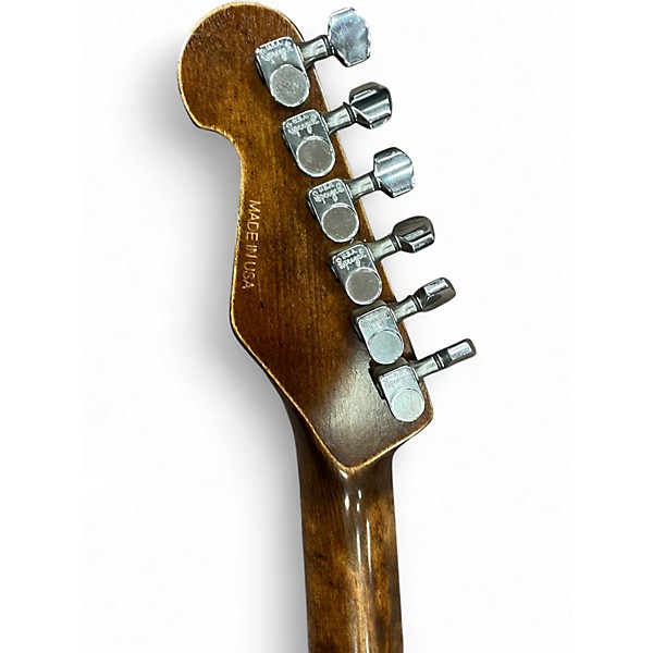 Used Walla Walla Maverick Red Solid Body Electric Guitar