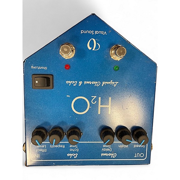 Used Visual Sound H2O Liquid Chorus Echo Effect Processor