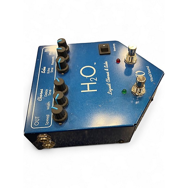 Used Visual Sound H2O Liquid Chorus Echo Effect Processor