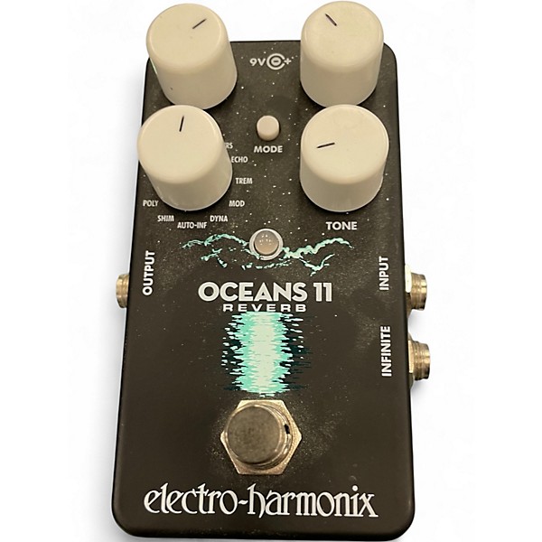 Used Electro-Harmonix Oceans 11  Reverb Effect Pedal